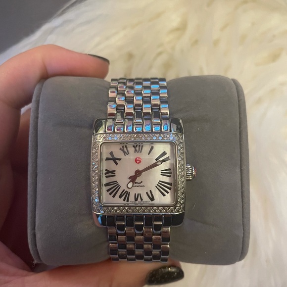 Michele Accessories - 🌟 Michele🌟 Stainless Steel With Diamonds Watch in great condition